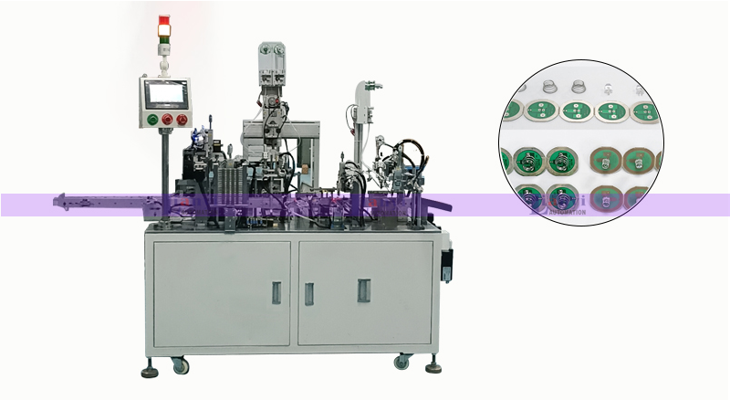 PCB板自動(dòng)化焊接彈簧機(jī)